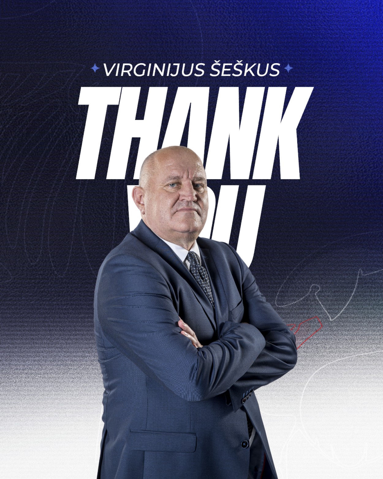 Jonavos „CBet” dėkoja treneriui V. Šeškui